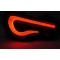 TOYOTA GT86 12-21 aizmugurējie LED lukturi, Karbona, SEQ