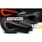 TOYOTA GT86 12-21 aizmugurējie LED lukturi, Melni/Tonēti BALTI, SEQ