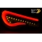 TOYOTA GT86 12-21 aizmugurējie LED lukturi, Melni/Tonēti BALTI, SEQ