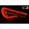 TOYOTA GT86 12-21 aizmugurējie LED lukturi, Tonēti, SEQ