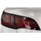 TESLA MODEL 3 17- / MODEL Y aizmugurējie LED lukturi, Sarkani/Tonēti