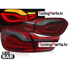 BMW F32/ F33/ F36 13-16 aizmugurējie LED lukturi, Sarkani/Tonēti