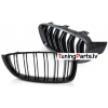 BMW F32,F33,F36 priekšējās restes, melnas, glancētas, dubultās