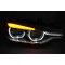 BMW F30/F31 LCI 15-18 LED priekšējie lukturi, 3D LED eņģeļ acis