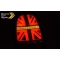 MINI COOPER F55 F56 F57 14-17 6-PIN aizmugurējie LED lukturi, Sarkani/Balti, SEQ