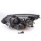 BMW E60/E61 (03-07) priekšējie lukturi, 3D LED eņģeļacis, LED pagriezieni, melni