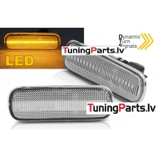 CITROEN C4 04-11 LED pagriezienu rādītāji, spogulī hromēti SEQ