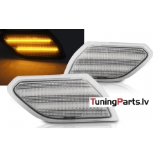 CHRYSLER JEEP WRANGLER JL 18- LED sānu pagriezienu rādītāji, hromēti