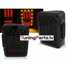 CHRYSLER JEEP WRANGLER JK 07-18 aizmugurējie LED lukturi, tonēti