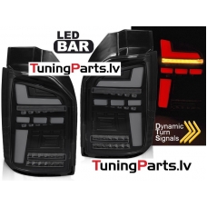 VW T6.1 20- OEM BULB aizmugurējie LED lukturi, SEQ, Melni/Tonēti