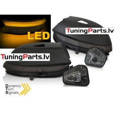 VW PASSAT B7 CC /JETTA /BEETLE / SCIROCCO LED pagriezienu rādītāji, spogulī tonēti SEQ