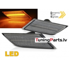 VW T6 20- LED Sānu pagriezieni, SEQ, Dinamiskie, hromēti