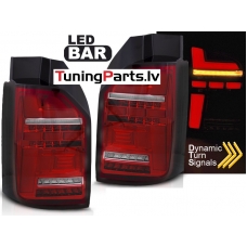 VW T6.1 20- OEM BULB aizmugurējie LED lukturi, SEQ, Sarkani/Balti