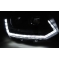 VW T5 2010-2015 (T6 LOOK) LED Priekšējie lukturi, DRL, SEQ, Melni