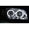 BMW 1 E87/E81/82/88 04-11 priekšējie lukturi, eņģeļ acis, CCFL, hromēti