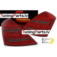 MERCEDES W221 S-CLASS 05-09 aizmugurējie LED lukturi SEQ