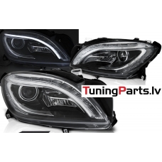 MERCEDES M-CLASS W166 11-15 LED priekšējie lukturi, melni