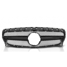 Mercedes-benz CLA-class W117 (13-19) priekšējā reste Sport style melna/glancēta Mercedes-benz CLA-class W117 (13-19) priekšējā reste Sport style melna/glancēta