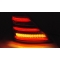 MERCEDES W221 S-CLASS 05-09 (W222 LOOK) aizmugurējie LED lukturi SEQ, Sarkani/Tonēti