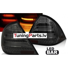 MERCEDES W203 SEDAN 00-04 aizmugurējie LED lukturi SEQ, Tonēti