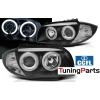 BMW 1 E87/E81/82/88 04-11 priekšējie lukturi, eņģeļ acis, CCFL, melni