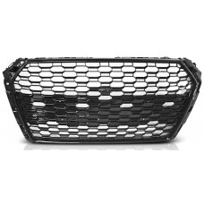 Audi A4 B9 (15-19) priekšējā reste RS style melna/glancēta