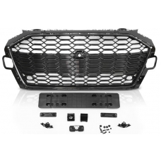 AUDI A4 B9 (20-24) priekšējā reste Sport-style melna/glancēta ar PDC