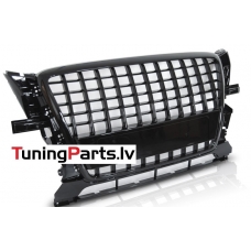 Audi Q5 (08-12) priekšējā reste, melna/glancēta, Sport-style ar PDC
