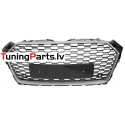 Audi A5 (16-18) priekšējā reste Sport Style, melna/sudraba