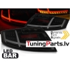 Audi TT (06-14) aizmugurējie LED BAR lukturi, dinamiskie pagriezieni, melni/tonēti