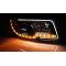 Audi A4 8E B6 (00-04) priekšējie LED TUBE lukturi, melni + LED pagriezieni Audi A4 8E B6 (00-04) priekšējie LED TUBE lukturi, melni + LED pagriezieni