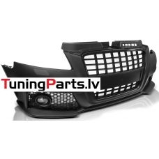 Audi A3 8P (08-12) priekšējais bamperis S-line style, melna reste