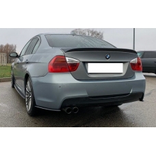 BMW E90/E91 (05-11) aizmugurējā M bampera uzlikas melnas/glancētas BMW E90/E91 (05-11) aizmugurējā M bampera uzlikas melnas/glancētas