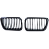 BMW E36 (96-99) priekšējās restes, melnas / glancētas