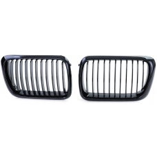 BMW E36 (96-99) priekšējās restes, melnas / glancētas BMW E36 (96-99) priekšējās restes, melnas / glancētas