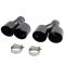 BMW G20/G21 (19-22) 318i, 320i, 320e, 320d M-tech / M-performance aizmugurējā bampera difuzors melns/glancēts + izpūtēja uzgaļi melni