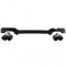 BMW G20/G21 (19-22) 318i, 320i, 320e, 320d M-tech / M-performance aizmugurējā bampera difuzors melns/glancēts + izpūtēja uzgaļi karbona