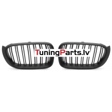 BMW X3 F25 LCI (14-17), X4 F26 (14-18) priekšējās restes melnas/matētas dubultās BMW X3 F25 LCI (14-17), X4 F26 (14-18) priekšējās restes melnas/matētas dubultās