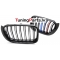 BMW X3 F25 LCI (14-17), X4 F26 (14-18) priekšējās restes melnas/glancētas dubultās 3 krāsu BMW X3 F25 LCI (14-17), X4 F26 (14-18) priekšējās restes melnas/glancētas dubultās 3 krāsu