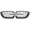 BMW X3 F25 LCI (14-17), X4 F26 (14-18) priekšējās restes melnas/glancētas dubultās 3 krāsu BMW X3 F25 LCI (14-17), X4 F26 (14-18) priekšējās restes melnas/glancētas dubultās 3 krāsu
