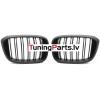 BMW X3 G01 (17-21), X4 G02 (18-21) priekšējās restes melnas/matētas dubultās