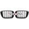 BMW X3 G01 (17-21), X4 G02 (18-21) priekšējās restes melnas/matētas dubultās BMW X3 G01 (17-21), X4 G02 (18-21) priekšējās restes melnas/matētas dubultās