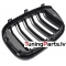 BMW X3 G01 (17-21), X4 G02 (18-21) priekšējās restes melnas/matētas dubultās BMW X3 G01 (17-21), X4 G02 (18-21) priekšējās restes melnas/matētas dubultās