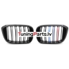 BMW X3 G01 (17-21), X4 G02 (18-21) priekšējās restes melnas/glancētas dubultās 3 krāsu