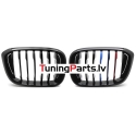 BMW X3 G01 (17-21), X4 G02 (18-21) priekšējās restes melnas/glancētas 3 krāsu