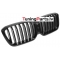 BMW X3 G01 LCI (21-25), X4 G02 LCI (21-25) priekšējās restes melnas/glancētas BMW X3 G01 LCI (21-25), X4 G02 LCI (21-25) priekšējās restes melnas/glancētas