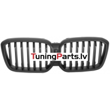 BMW X3 G01 LCI (21-25), X4 G02 LCI (21-25) priekšējās restes melnas/matētas BMW X3 G01 LCI (21-25), X4 G02 LCI (21-25) priekšējās restes melnas/matētas