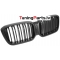 BMW X3 G01 LCI (21-25), X4 G02 LCI (21-25) priekšējās restes melnas/matētas dubultās BMW X3 G01 LCI (21-25), X4 G02 LCI (21-25) priekšējās restes melnas/matētas dubultās
