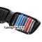 BMW X3 G01 LCI (21-25), X4 G02 LCI (21-25) priekšējās restes melnas/glancētas dubultās 3 krāsu BMW X3 G01 LCI (21-25), X4 G02 LCI (21-25) priekšējās restes melnas/glancētas dubultās 3 krāsu