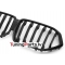 BMW X6 G06 (19-23) priekšējās restes melnas/glancētas BMW X6 G06 (19-23) priekšējās restes melnas/glancētas